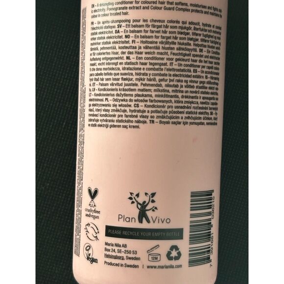 Maria Nila Luminous Colour Conditioner 300ml - Picture 4 of 4